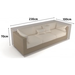 FUNDA SOFA 3 PLAZAS VISON...