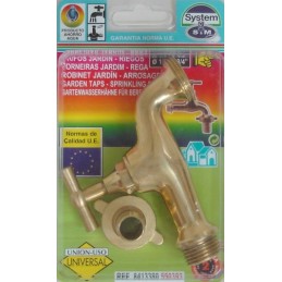 GRIFO JARD CURVO 1/2" REG...