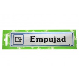 PLACA SEÑAL ADH 175X040MM...