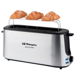 TOSTADOR 2 REB. 1000W INOX...