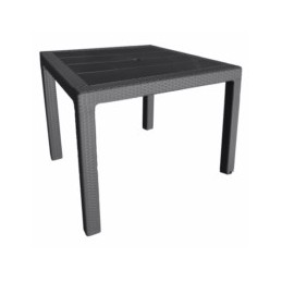 MESA JARD 80X80X72CM. RATAN...