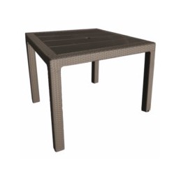 MESA JARD 80X80X72CM RATAN...