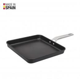 GRILL PLANCHA 28X28CM LISO...